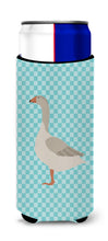 Load image into Gallery viewer, Steinbacher Goose Blue Check   Hugger for slim cans