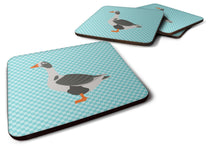 Load image into Gallery viewer, West of England Goose Blue Check Foam Coaster  BB8069FC