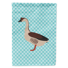 Load image into Gallery viewer, Chinese Goose Blue Check Flag Canvas House Size BB8070CHF