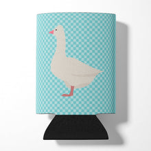 Load image into Gallery viewer, Roman Goose Blue Check Can or Bottle Hugger BB8072CC