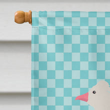 Load image into Gallery viewer, Roman Goose Blue Check Flag Canvas House Size BB8072CHF