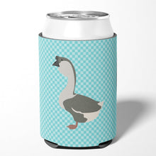 Load image into Gallery viewer, African Goose Blue Check Can or Bottle Hugger BB8073CC