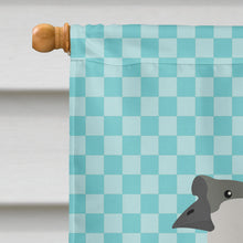 Load image into Gallery viewer, African Goose Blue Check Flag Canvas House Size BB8073CHF