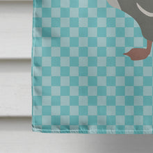 Load image into Gallery viewer, African Goose Blue Check Flag Canvas House Size BB8073CHF