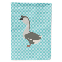 Load image into Gallery viewer, African Goose Blue Check Flag Canvas House Size BB8073CHF