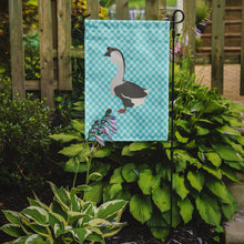 Load image into Gallery viewer, African Goose Blue Check Garden Flag - Outdoor Decorative Yard Flag