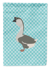Load image into Gallery viewer, African Goose Blue Check Garden Flag - Outdoor Decorative Yard Flag