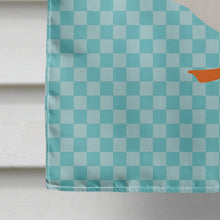 Load image into Gallery viewer, Shire Horse Blue Check Flag Canvas House Size BB8074CHF