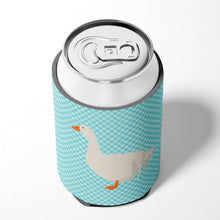 Load image into Gallery viewer, Sebastopol Goose Blue Check Can or Bottle Hugger BB8076CC
