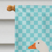 Load image into Gallery viewer, Sebastopol Goose Blue Check Flag Canvas House Size BB8076CHF