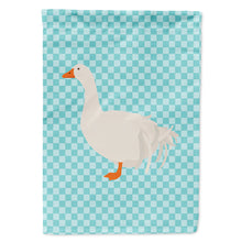 Load image into Gallery viewer, Sebastopol Goose Blue Check Flag Canvas House Size BB8076CHF