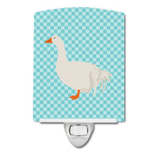 Load image into Gallery viewer, Sebastopol Goose Blue Check Ceramic Night Light BB8076CNL