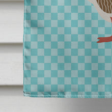 Load image into Gallery viewer, Pomeranian Rogener Goose Blue Check Flag Canvas House Size BB8077CHF