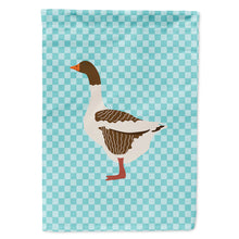 Load image into Gallery viewer, Pomeranian Rogener Goose Blue Check Flag Canvas House Size BB8077CHF