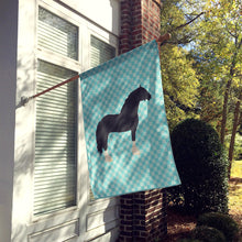 Load image into Gallery viewer, Pomeranian Rogener Goose Blue Check Flag Canvas House Size BB8078CHF