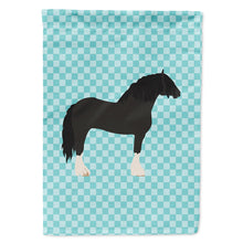 Load image into Gallery viewer, Pomeranian Rogener Goose Blue Check Flag Canvas House Size BB8078CHF