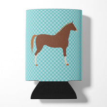 Load image into Gallery viewer, Hanoverian Horse Blue Check Can or Bottle Hugger BB8083CC