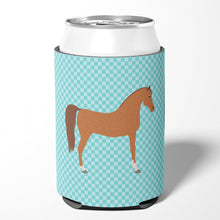 Load image into Gallery viewer, Arabian Horse Blue Check Can or Bottle Hugger BB8085CC