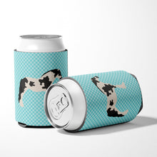 Load image into Gallery viewer, Cyldesdale Horse Blue Check Can or Bottle Hugger BB8086CC