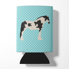 Load image into Gallery viewer, Cyldesdale Horse Blue Check Can or Bottle Hugger BB8086CC
