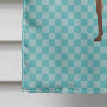 Load image into Gallery viewer, Vicugna or Vicuna Blue Check Flag Canvas House Size BB8091CHF