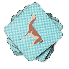 Load image into Gallery viewer, Guanaco Blue Check Foam Coaster  BB8095FC