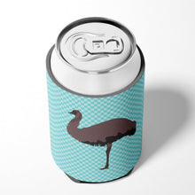 Load image into Gallery viewer, Emu Blue Check Can or Bottle Hugger BB8096CC