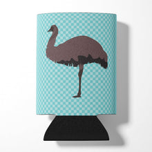 Load image into Gallery viewer, Emu Blue Check Can or Bottle Hugger BB8096CC