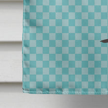 Load image into Gallery viewer, Emu Blue Check Flag Canvas House Size BB8096CHF