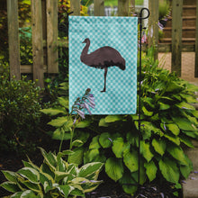 Load image into Gallery viewer, Emu Blue Check Garden Flag - Outdoor Decorative Yard Flag