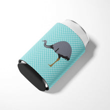 Load image into Gallery viewer, Rhea Blue Check Can or Bottle Hugger BB8097CC