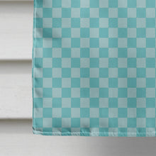 Load image into Gallery viewer, Rhea Blue Check Flag Canvas House Size BB8097CHF
