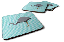 Load image into Gallery viewer, Rhea Blue Check Foam Coaster  BB8097FC