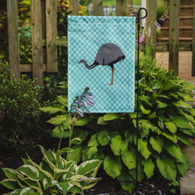 Load image into Gallery viewer, Rhea Blue Check Garden Flag - Outdoor Decorative Yard Flag