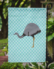 Load image into Gallery viewer, Rhea Blue Check Garden Flag - Outdoor Decorative Yard Flag