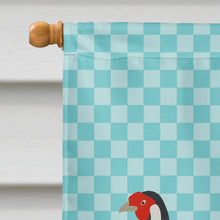 Load image into Gallery viewer, Silver Pheasant Blue Check Flag Canvas House Size BB8103CHF