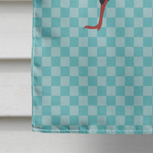 Load image into Gallery viewer, Silver Pheasant Blue Check Flag Canvas House Size BB8103CHF