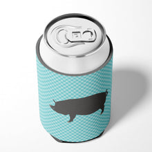 Load image into Gallery viewer, Berkshire Pig Blue Check Can or Bottle Hugger BB8107CC
