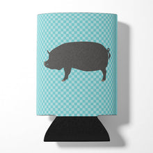 Load image into Gallery viewer, Berkshire Pig Blue Check Can or Bottle Hugger BB8107CC
