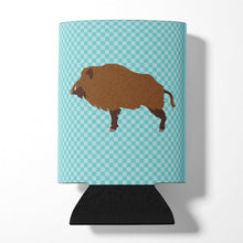 Load image into Gallery viewer, Wild Boar Pig Blue Check Can or Bottle Hugger BB8110CC