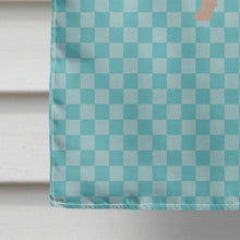 Load image into Gallery viewer, Welsh Pig Blue Check Flag Canvas House Size BB8111CHF