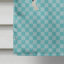 Load image into Gallery viewer, Hampshire Pig Blue Check Flag Canvas House Size BB8113CHF