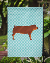 Load image into Gallery viewer, Duroc Pig Blue Check Garden Flag - Outdoor Decorative Yard Flag