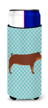 Load image into Gallery viewer, Duroc Pig Blue Check   Hugger for slim cans