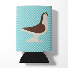 Load image into Gallery viewer, Large Pigeon Blue Check Can or Bottle Hugger BB8117CC