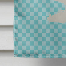 Load image into Gallery viewer, Large Pigeon Blue Check Flag Canvas House Size BB8117CHF