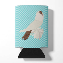 Load image into Gallery viewer, German Helmet Pigeon Blue Check Can or Bottle Hugger BB8118CC