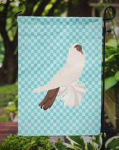 Load image into Gallery viewer, German Helmet Pigeon Blue Check Garden Flag - Outdoor Decorative Yard Flag