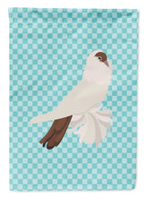 Load image into Gallery viewer, German Helmet Pigeon Blue Check Garden Flag - Outdoor Decorative Yard Flag