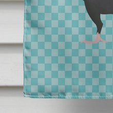 Load image into Gallery viewer, English Carrier Pigeon Blue Check Flag Canvas House Size BB8119CHF